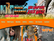 Tablet Screenshot of newhampshirerockwallrentals.com